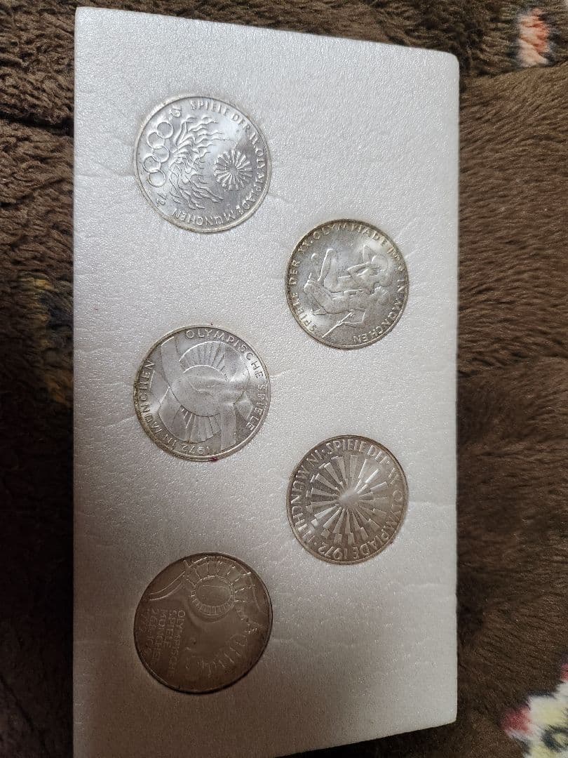 ミュンヘンオリンピック記念銀貨5枚セット