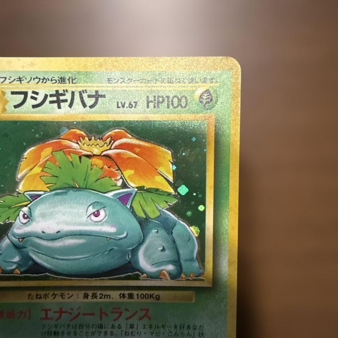 旧裏 ポケモンカード フシギバナ 全面ホロ 美品