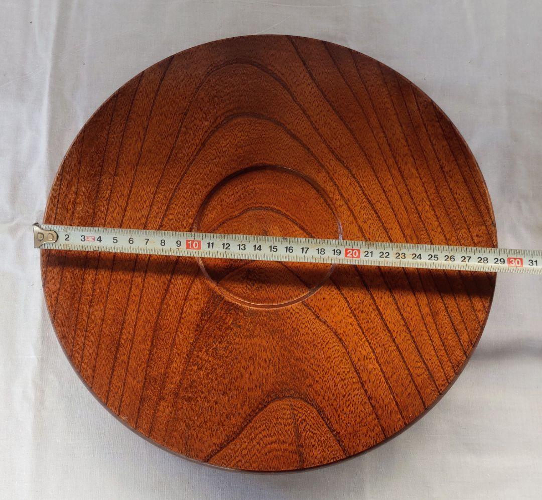 「大切に保管していました」／欅＋広葉樹 自伐自作の盆 part③