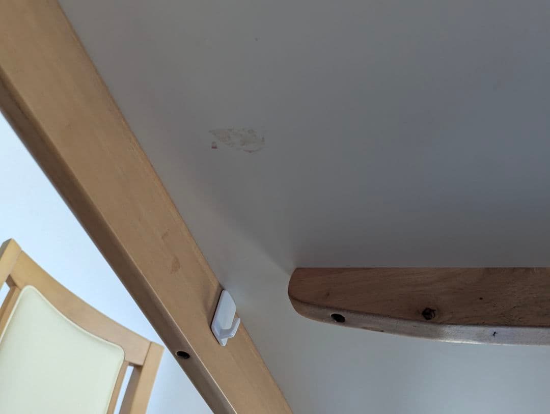 ホワイト長方形ダイニングテーブルセット