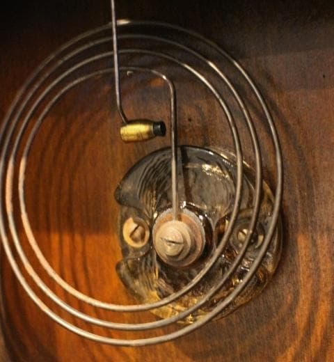 精工舎 SEIKO アールデコ ガラスの振り子 掛け時計 柱時計 アンティーク