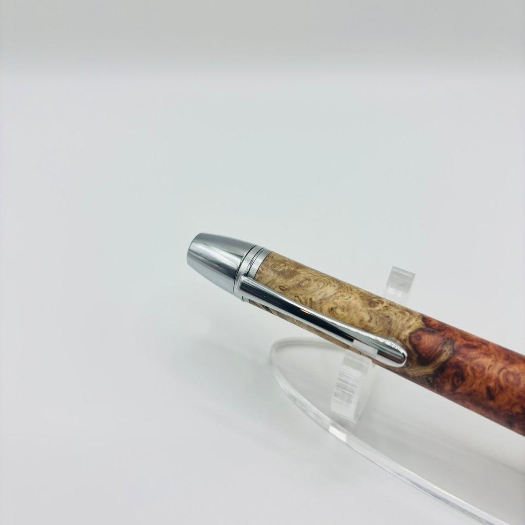 工房楔 トレチェーレ 花梨 こぶ杢 ビルマ 新品未使用 0.5mm マルチペン