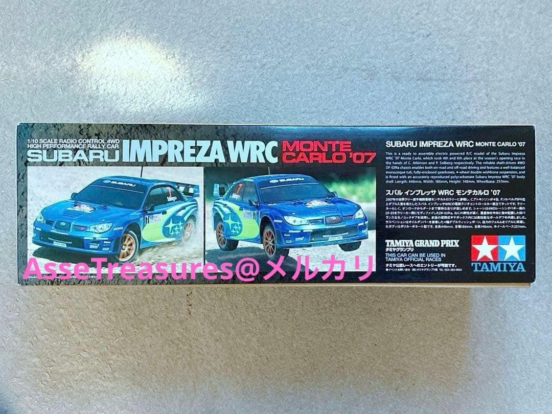 絶版 タミヤ RC 1/10 スバル・インプレッサ 07 WRC DF-03Ra