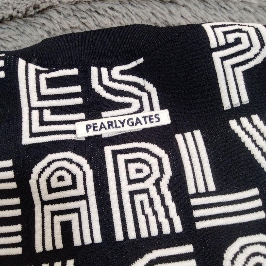 【美品♡】PEARLY GATES ロゴ*ニット♡総柄　M ゴルフ/スポーツ