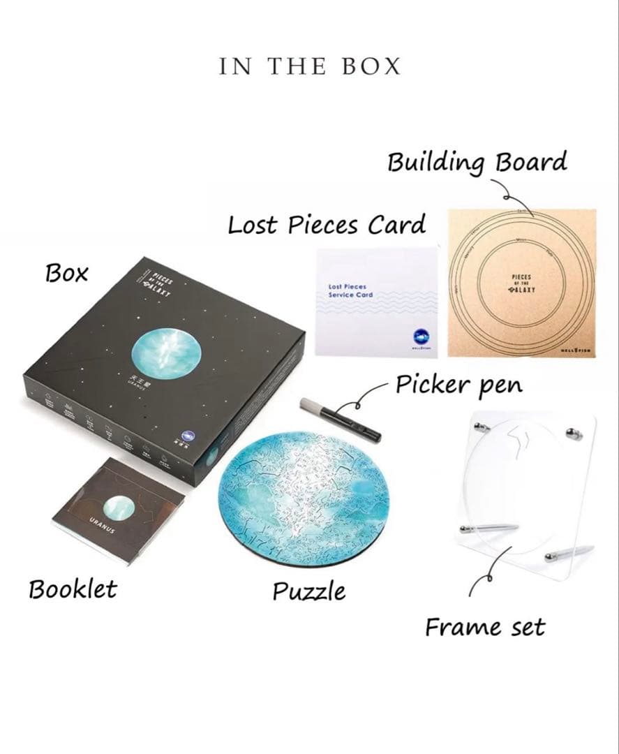 宇宙の破片 URANUS 天王星と専用フレームセット 惑星パズル