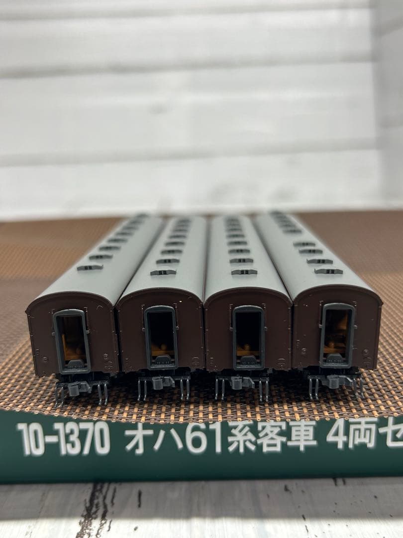 KATO 10-1370 オハ61系 客車 4両セット ブラウン Nゲージ