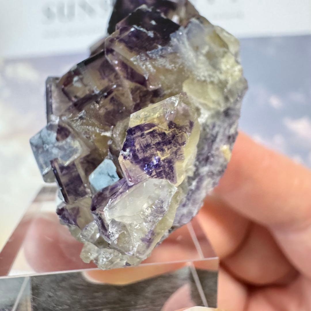 【D179】ナミビア オコルス フローライト 鉱物 標本 原石