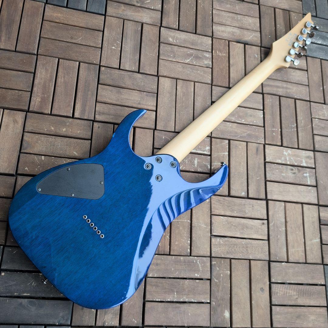 ibanez RG421QM 指板のツリー・オブ・ライフはシールです。