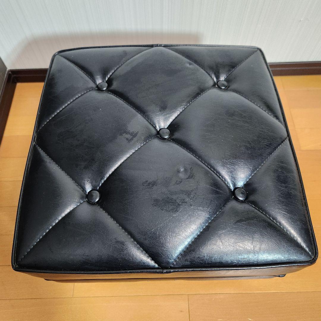 【美品】カリモク 60　オットマン　ブラック　Kチェア karimoku