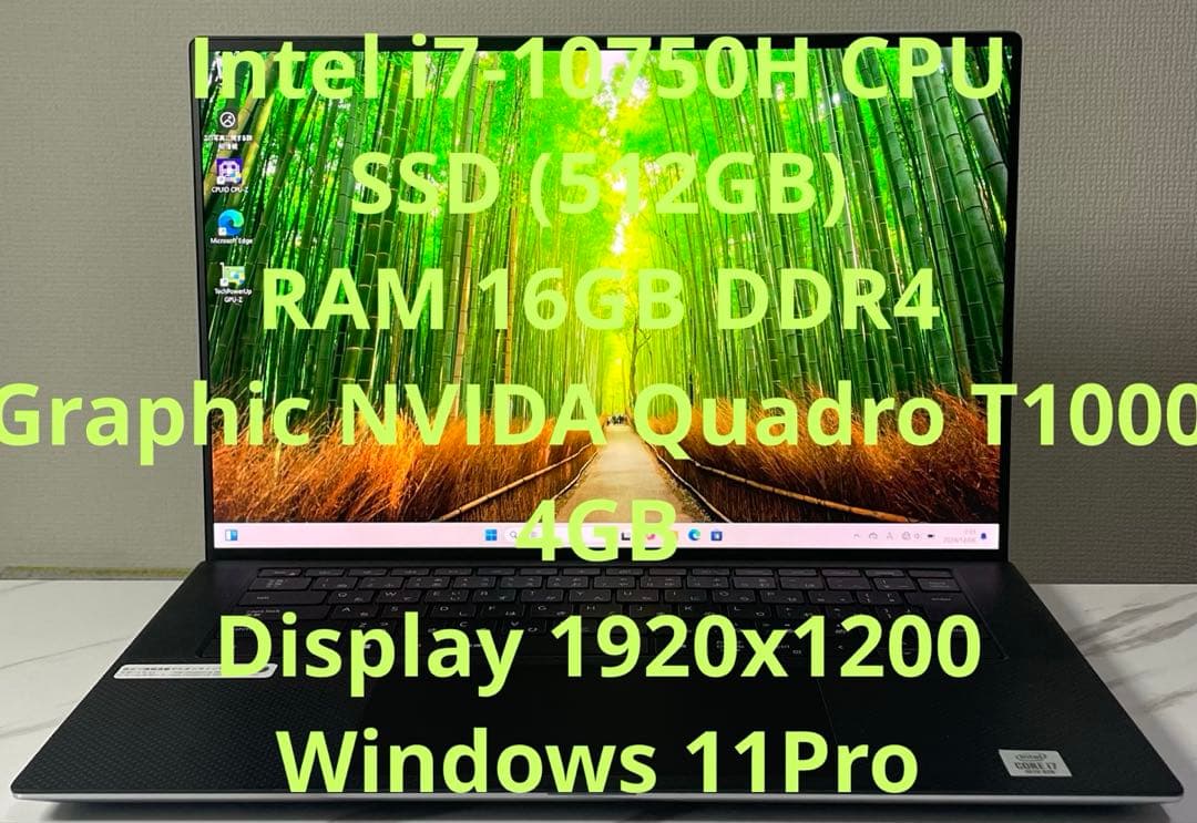 その他ノートPC本体 Dell precision 5550 i7-10750H 16GB 512GB