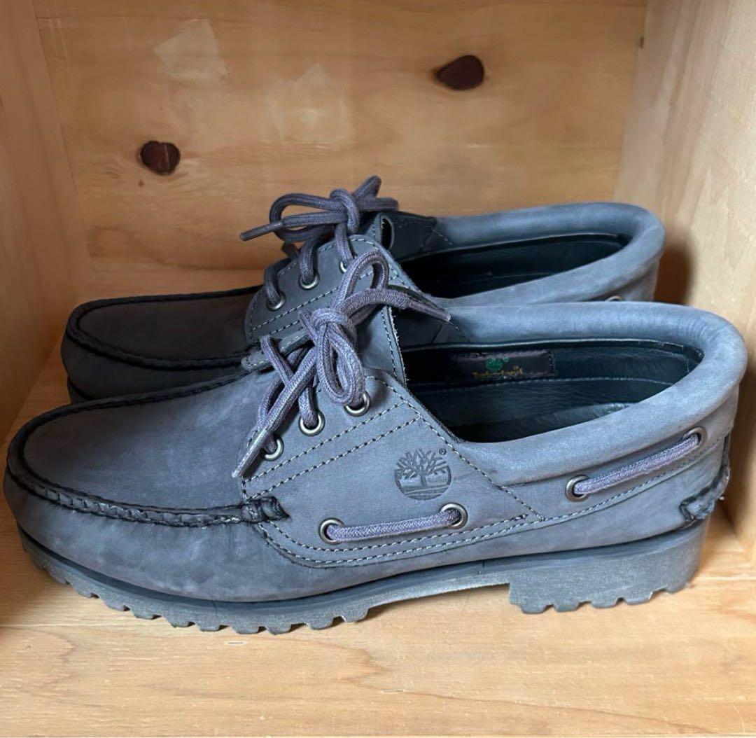 Timberland 26cm Dグレー デッキシューズ ティンバーランド