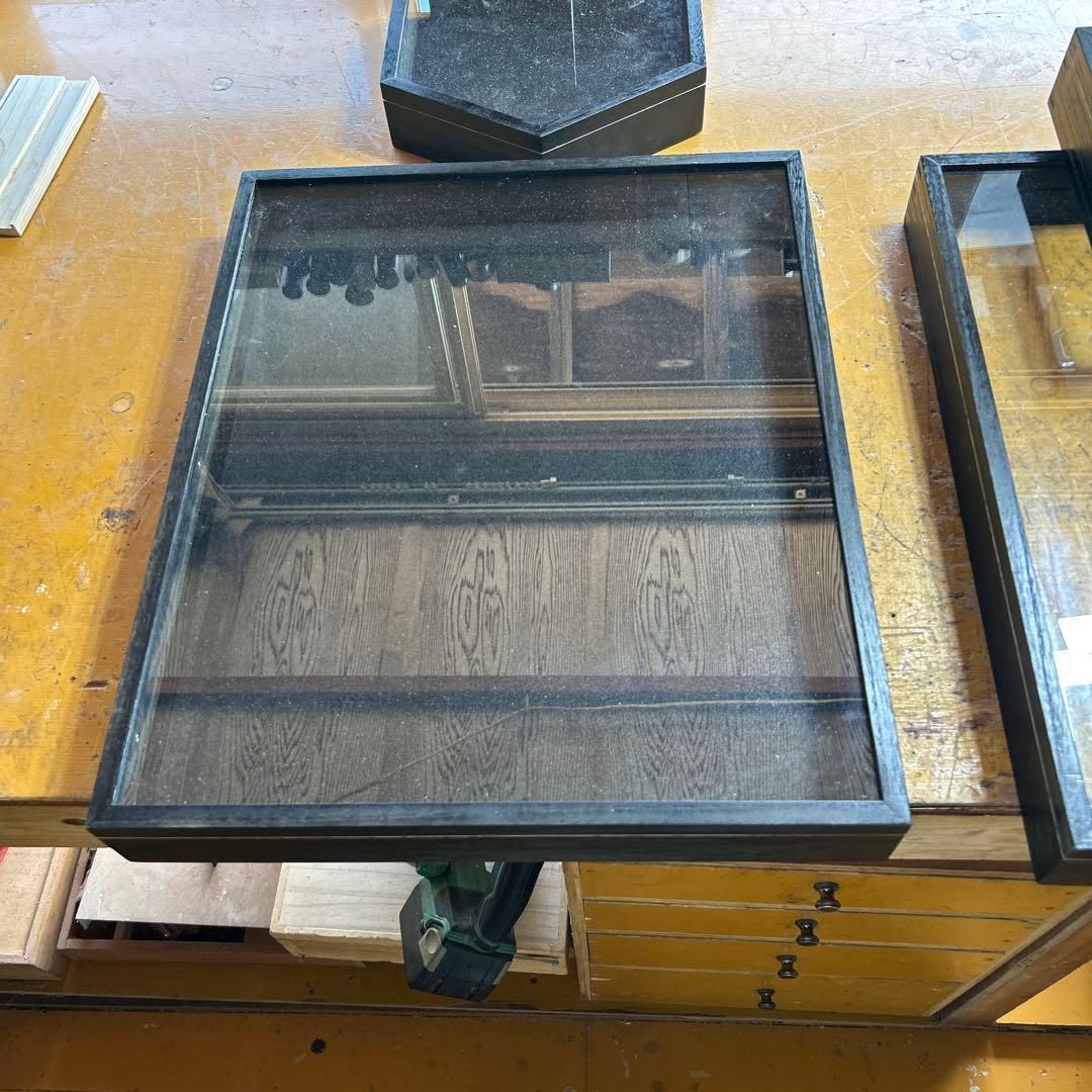 大型標本箱　2箱　小型標本箱　1箱六角形標本箱　1箱