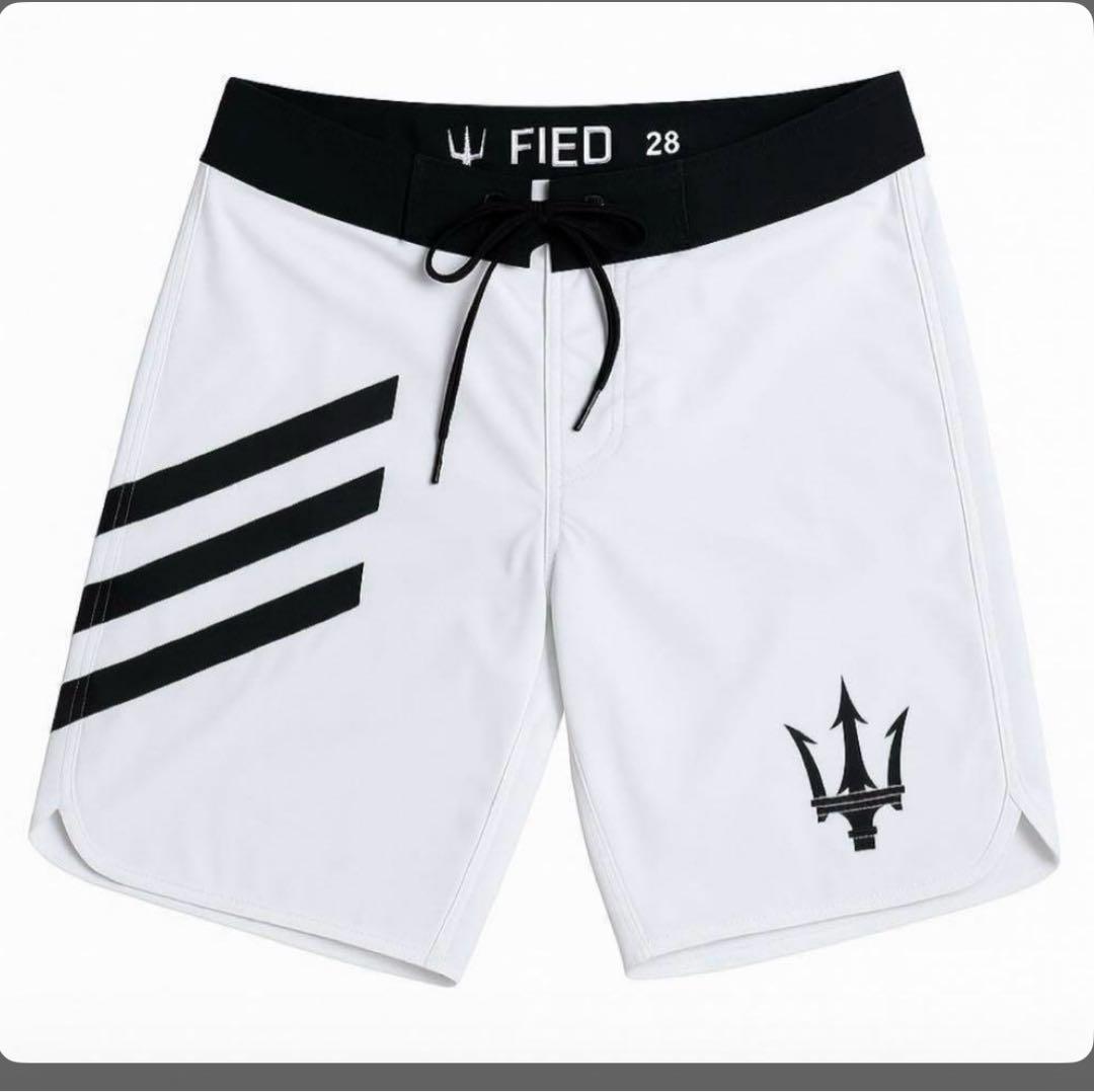 FIED ファイド サーフパンツ メンズ フィジーク ホワイトストライプ 水着