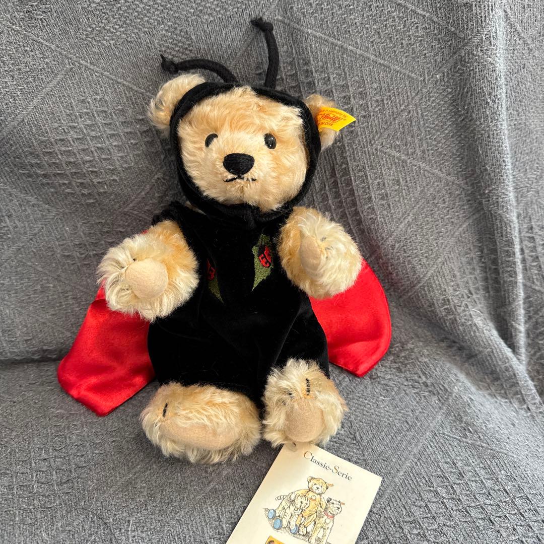 お値下げ　Steiff テディベア てんとう虫コスチューム