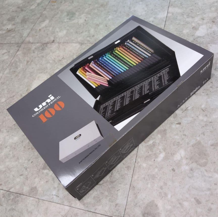 三菱鉛筆　色鉛筆　ユニカラー１００色セット　ＵＣ１００Ｃ　８０サイズ