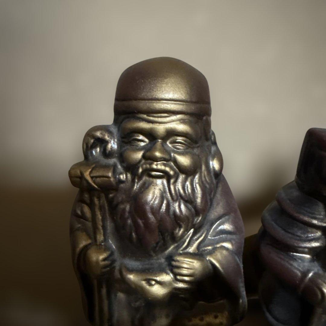 ★七福神の置物★高さ47cm 幅33cm☆縁起物☆ 商売繁盛・家内安全