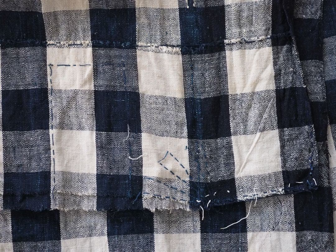 丹波布 民芸 民芸運動 柳宗悦 木綿 手織り 手紡ぎ 草木染め 生地 チェック