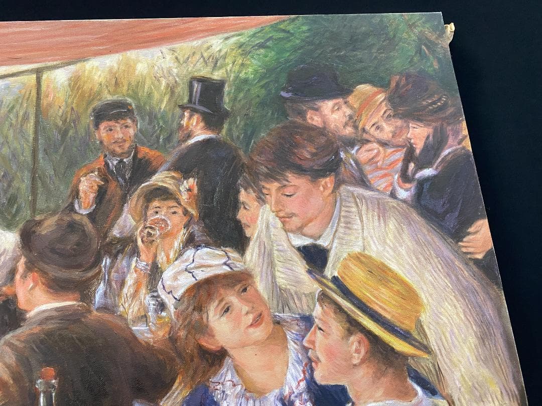 ピュエール＝オーギュスト・ルノワール『舟遊びをする人々の昼食』複製画　摸写②