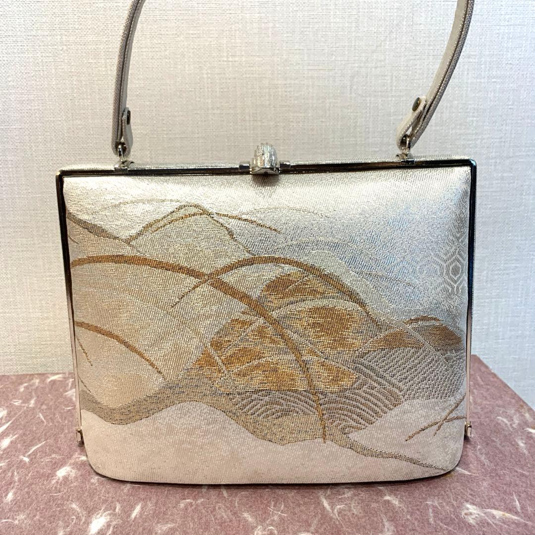 美品　西陣織帯地　和装　バッグ草履セット　留袖　振袖　訪問着　フォーマル　礼装