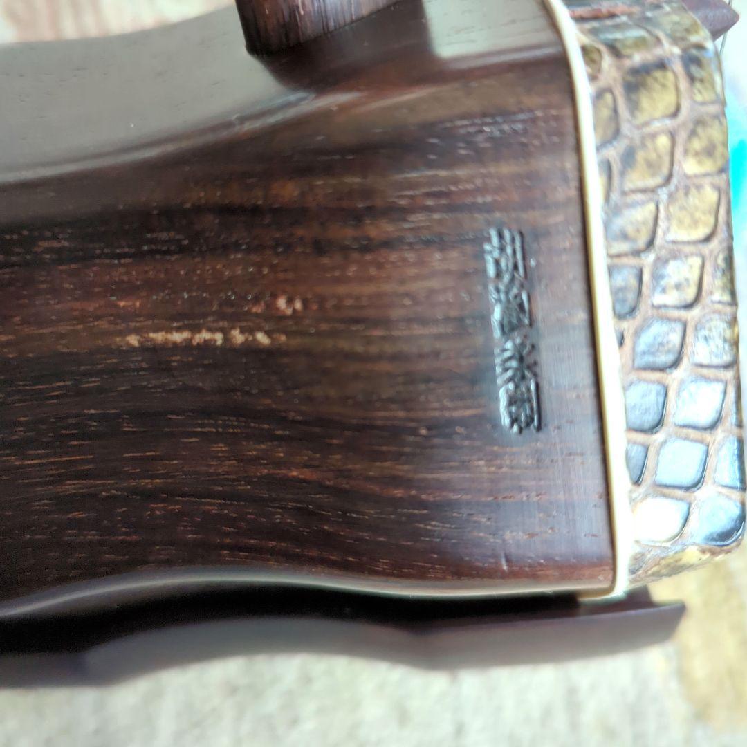 胡涵柔製作 16 未使用 明清老紅木 螺鈿二胡 龍、鳳凰