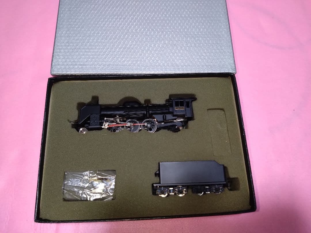 HOゲージ C58形 蒸機機関車 208号機　（金属製・宮沢模型製) 中古品