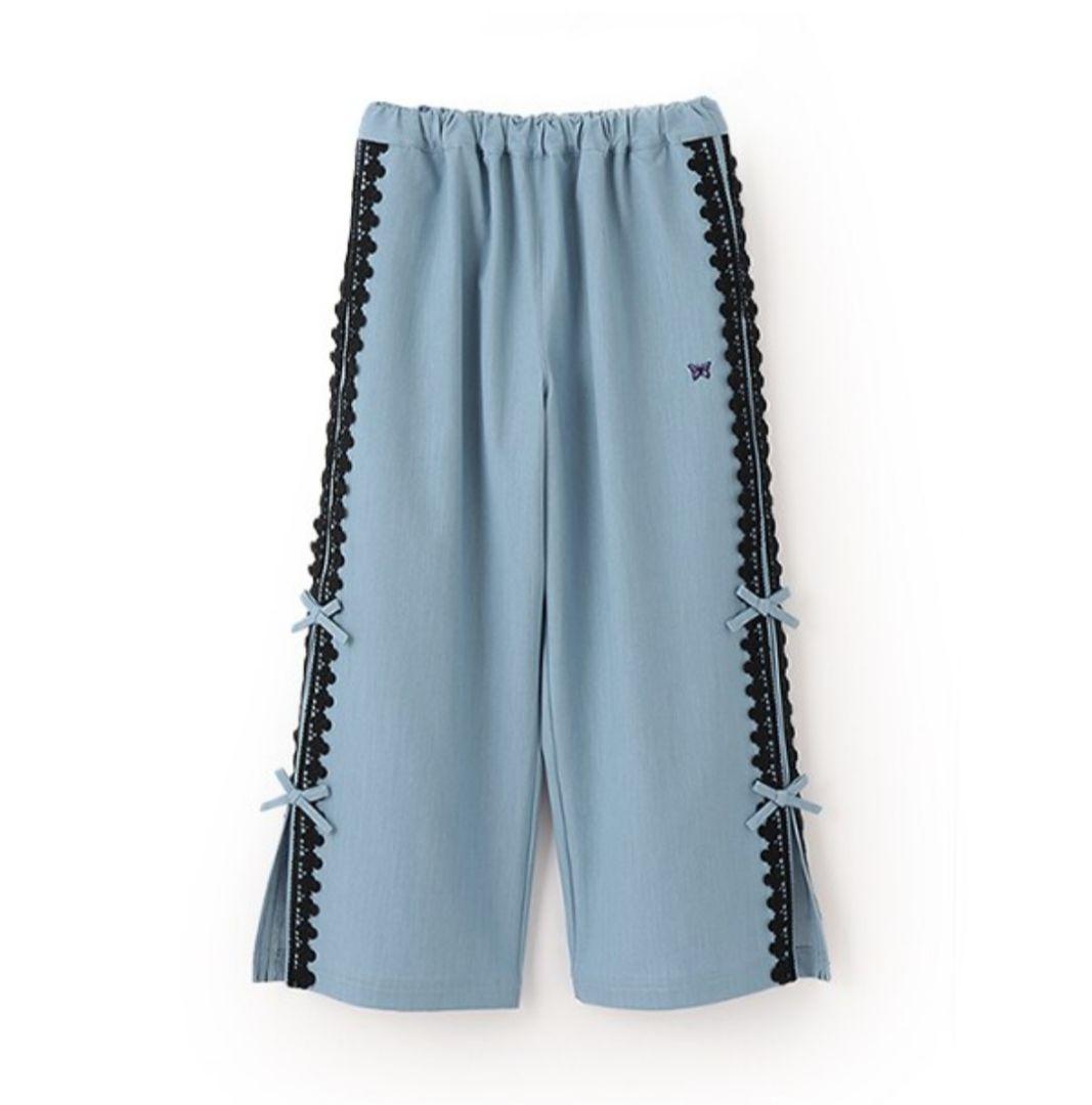 アナスイミニ　水色 長ズボン 　ワイドパンツ160cm