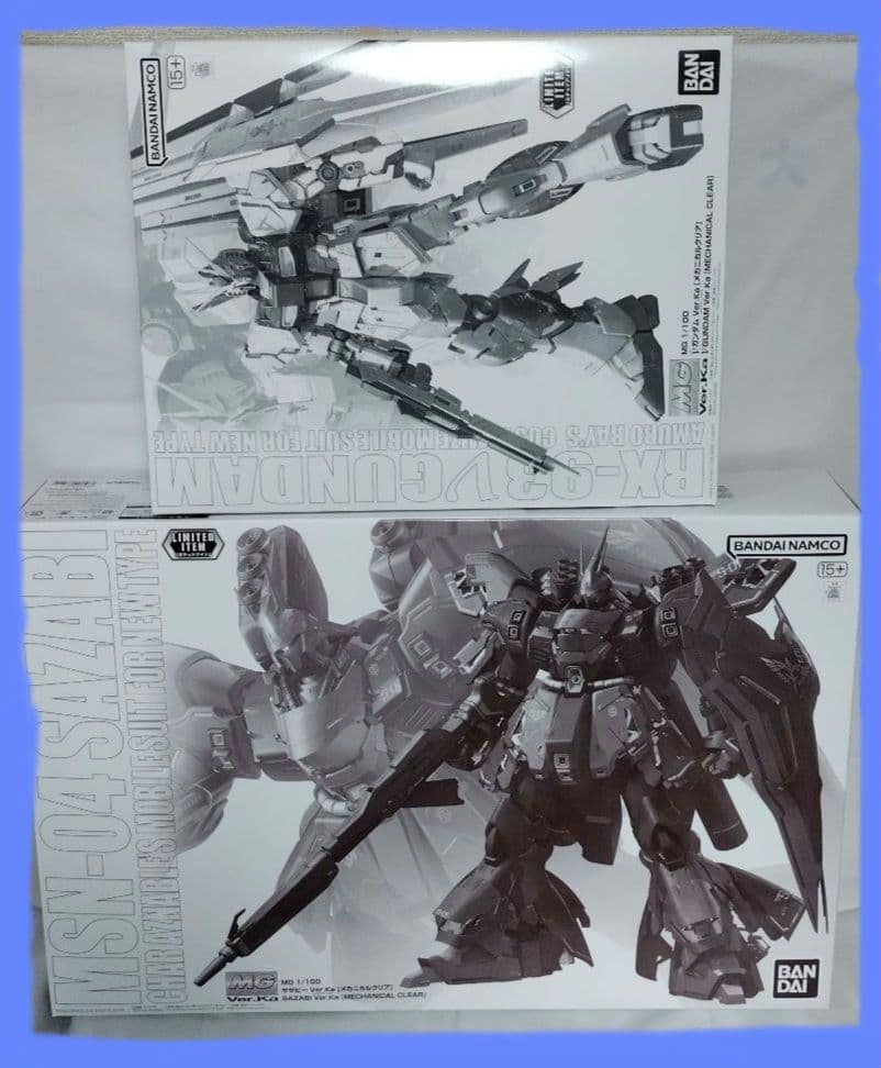 お年玉価格→1/12 MG ver.ka メカニカルクリア　サザビー νガンダム