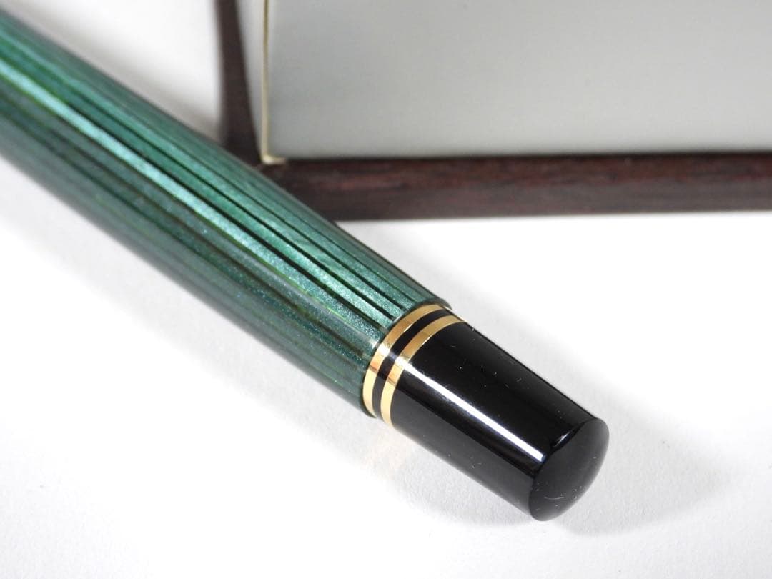 Pelican K14 万年筆 スーべレーン 緑縞 F 14C-585