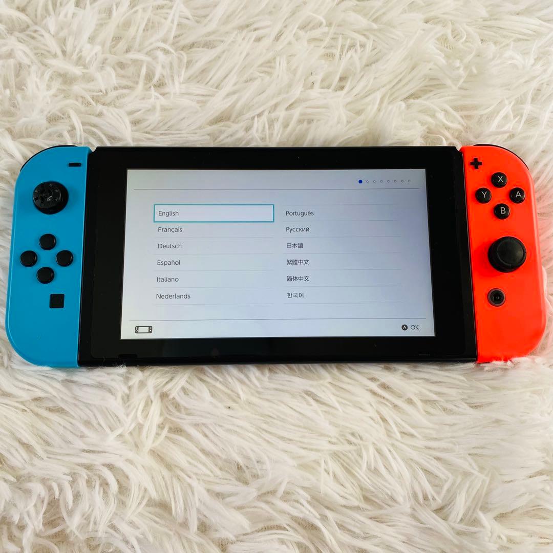 Nintendo Switch 付属品完備ブルー/レッド 初期型SD＋ケース付き