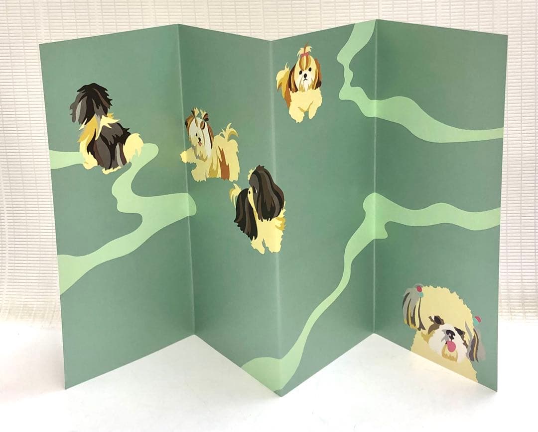 松尾たいこ　BYO-BU E 屏風絵　アート作品　春＆冬セット　18705202