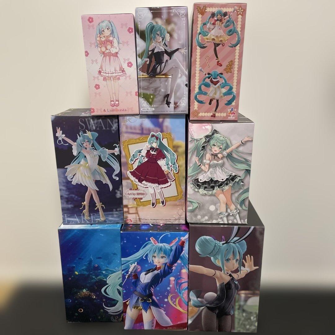 初音ミク　フィギュア　プライズ　セット