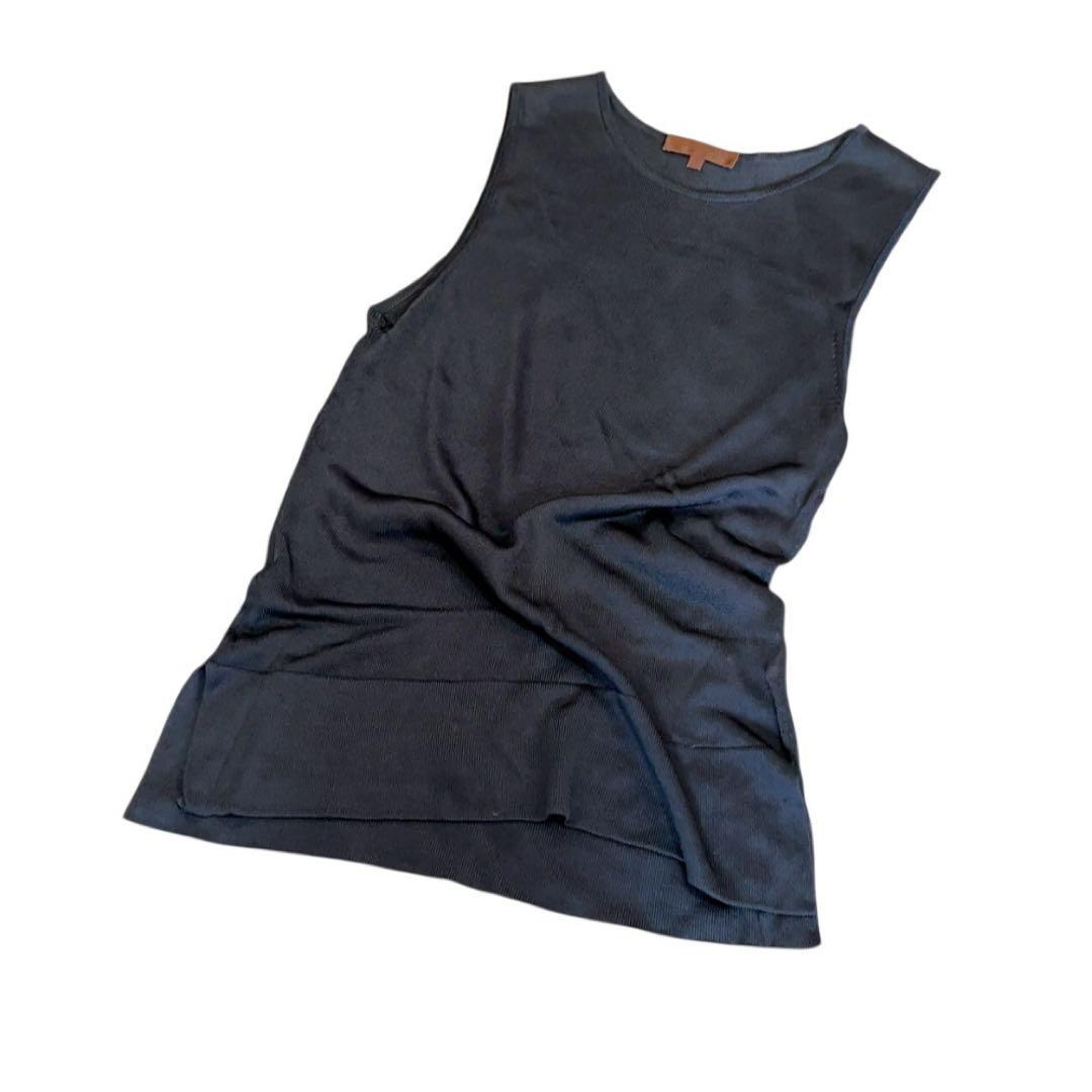 有能女子必須✨【LOEWE】ロエベ　シースルータンクトップビスコースブラックS