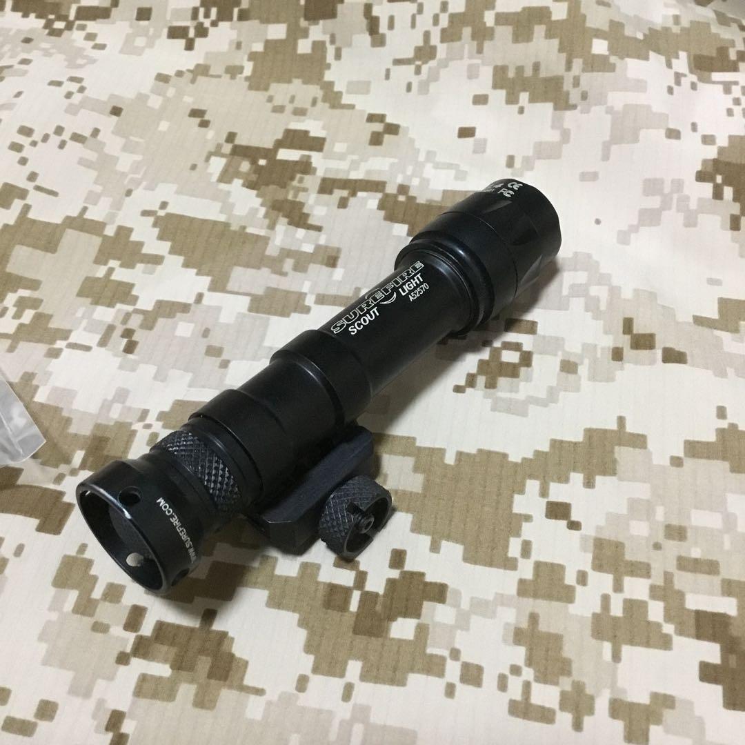 レア実物 surefire M600 旧ロゴ LED クリックスイッチオマケ付き