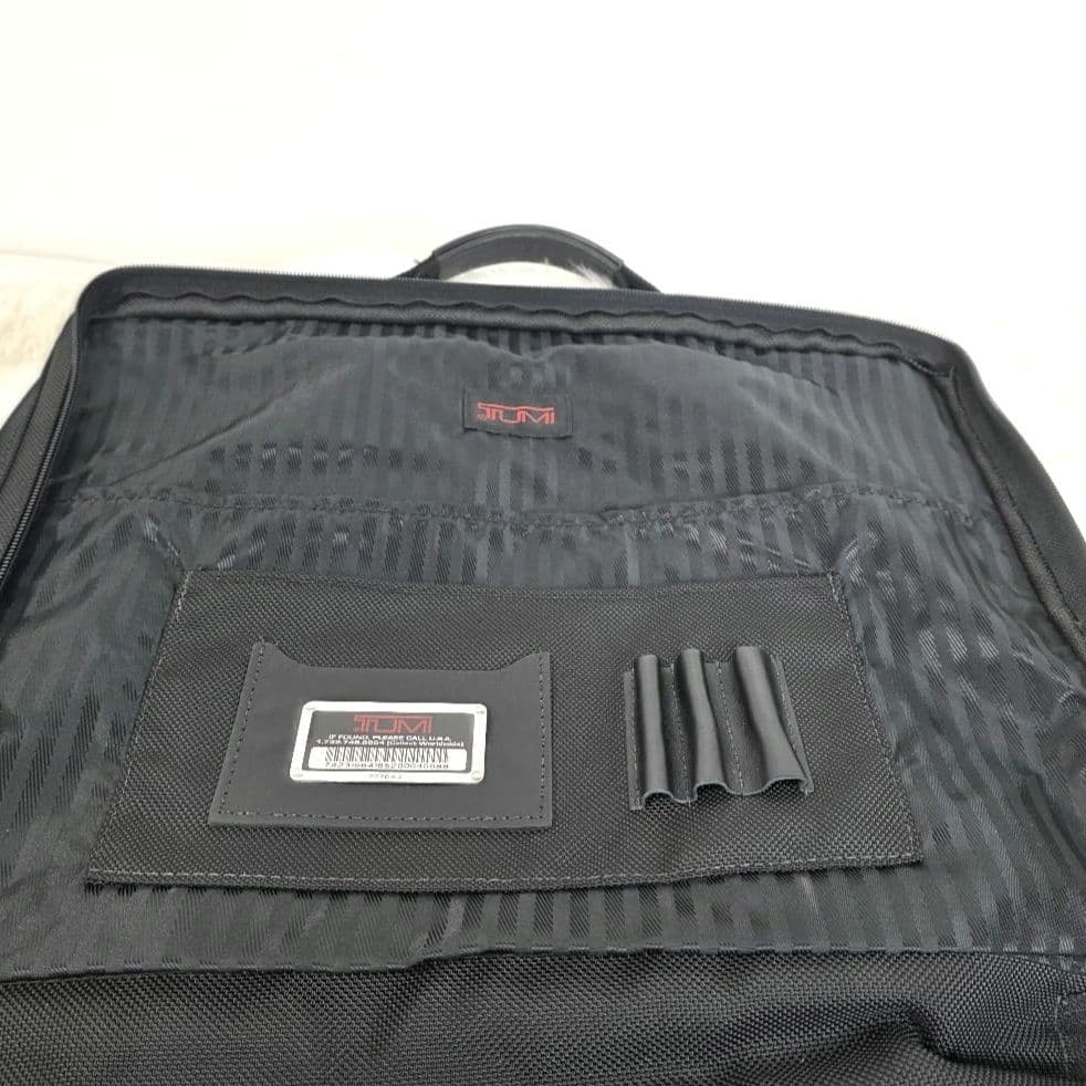 TUMI トゥミ　ナイロン　革　ハンドル　ブラック ビジネス　ハンド バッグ