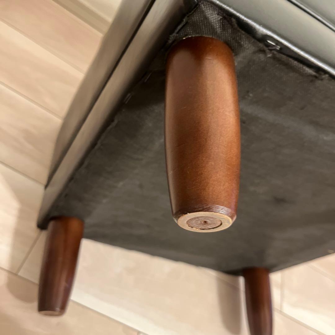 たかち様カリモク60 ブラック オットマン