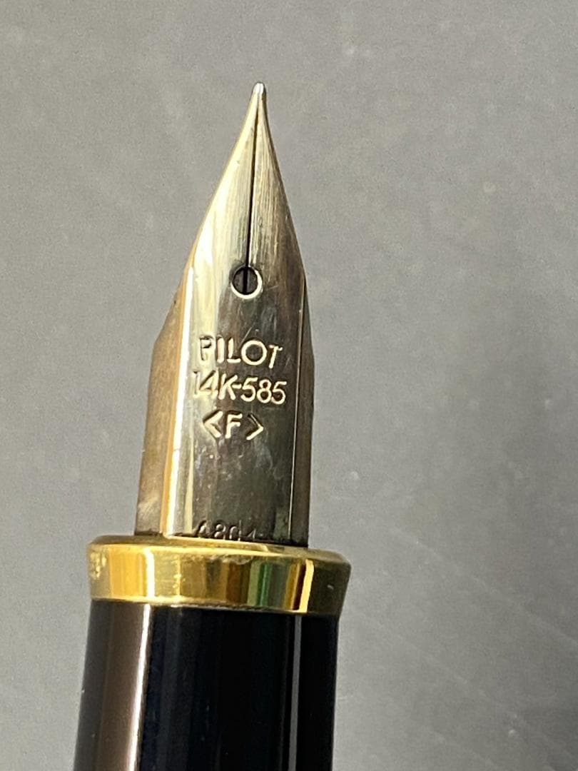 パイロット 万年筆 14K-585 ゴールドF ブラック