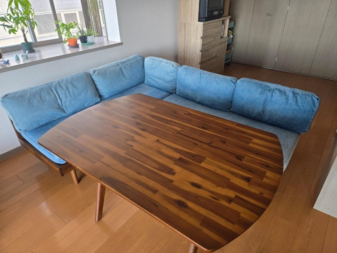 【マーブー】Unico SWELLA 3点ソファダイニングソフルセット