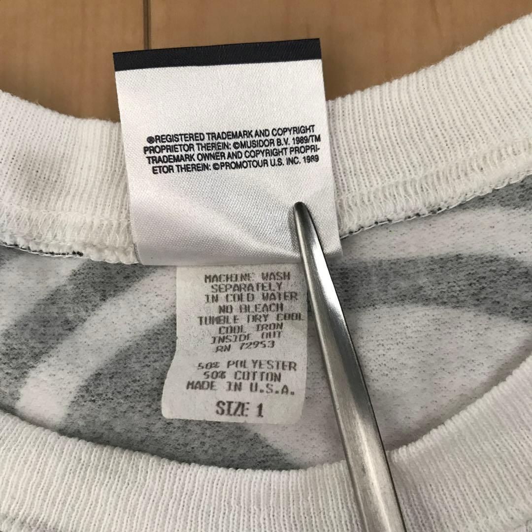 激レア スウェット ローリングストーンズ Rolling Stones 89年製