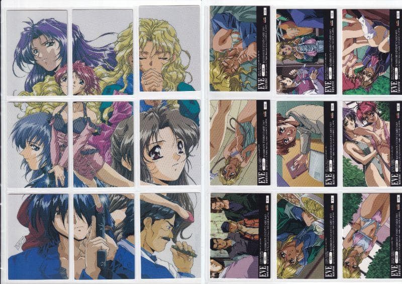 EVE　burst errorイヴ・バーストエラー　トレーディングカード２コンプ