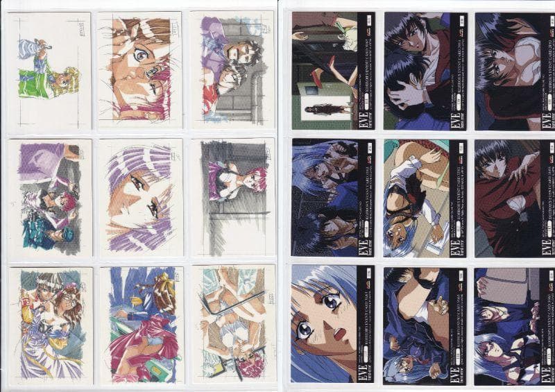 EVE　burst errorイヴ・バーストエラー　トレーディングカード２コンプ