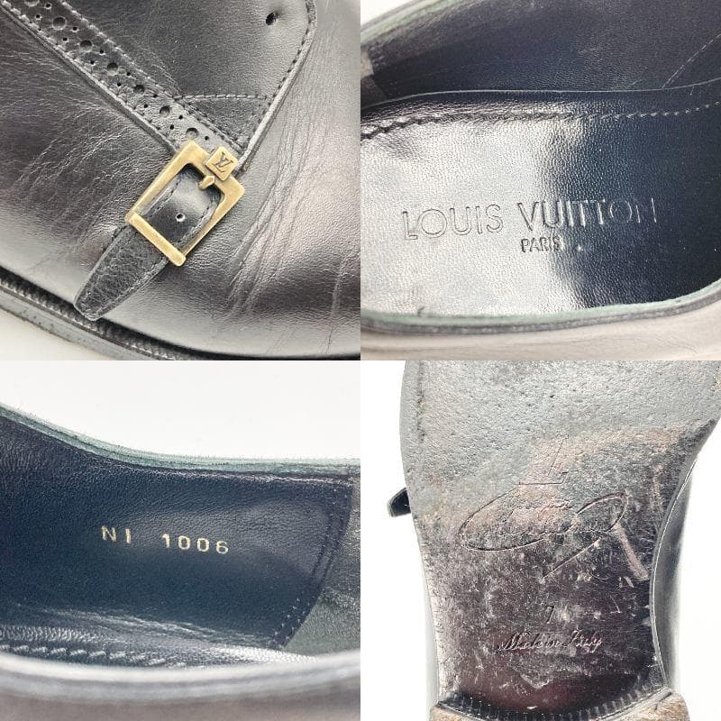 レア　ルイヴィトン　７　ウィングチップ　ドレスシューズ　ブラック　26cm相当