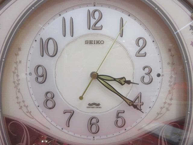 ヒロコ10OL1268SEIKO 壁掛け時計電波時計AM226G メロディ