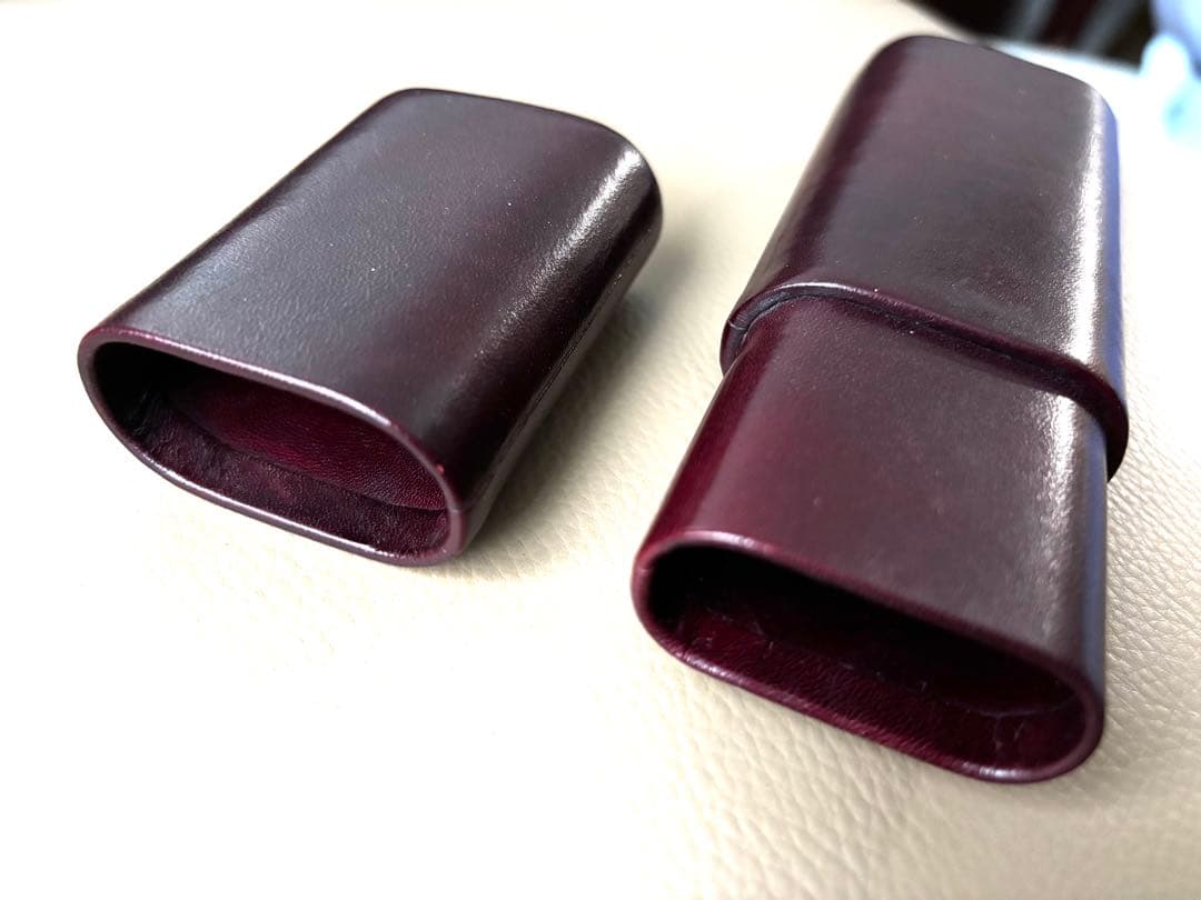 Montblanc モンブラン　イタリアフローレンス製ボルドーカラーペンポーチ