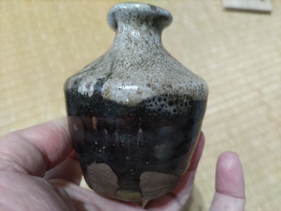 朝鮮唐津　小徳利　発掘伝製品　125cc　7尺徳利　振り出し　桃山・古唐津