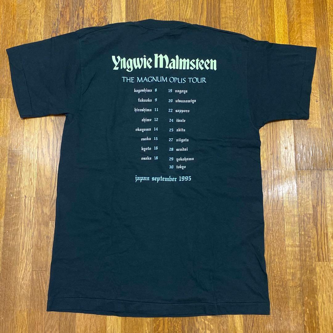 95年 イングヴェイマルムスティーン ツアーTシャツ 未使用