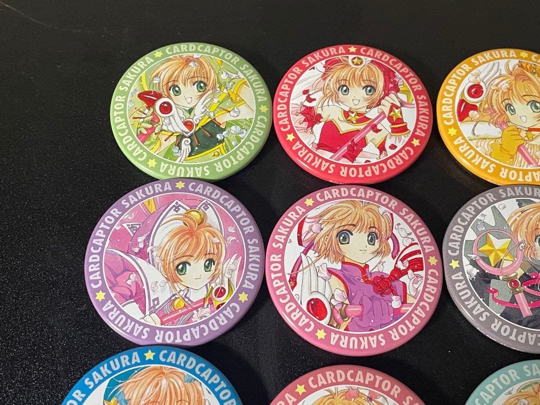 カードキャプターさくら　アニカプ　缶バッジ　フルコンプ