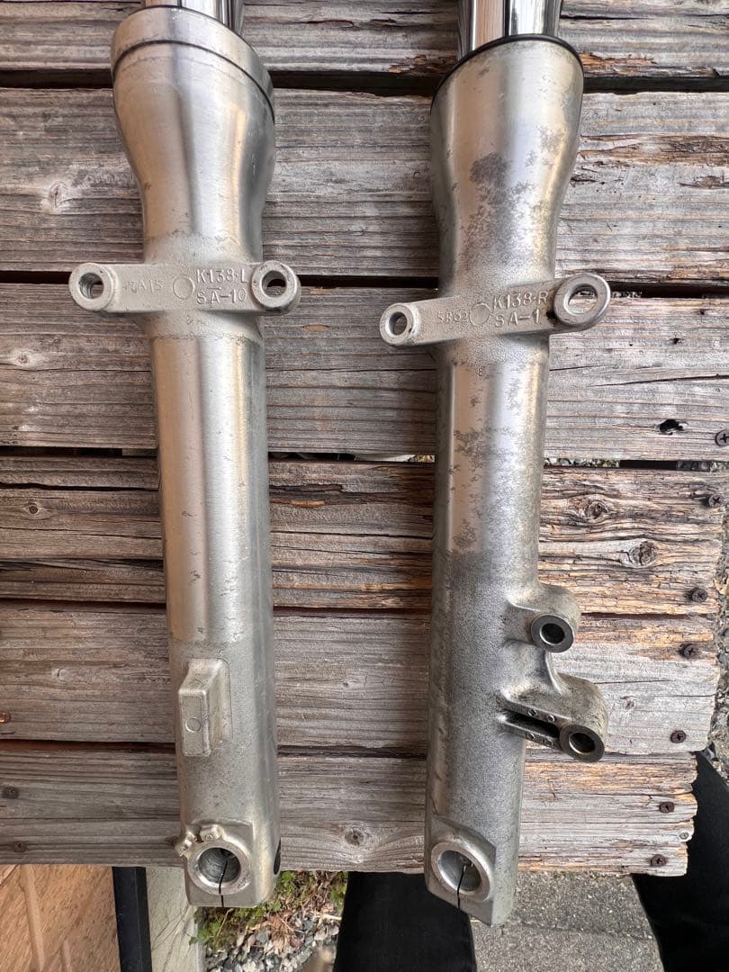 エストレヤRS フロントフォーク O/H済み