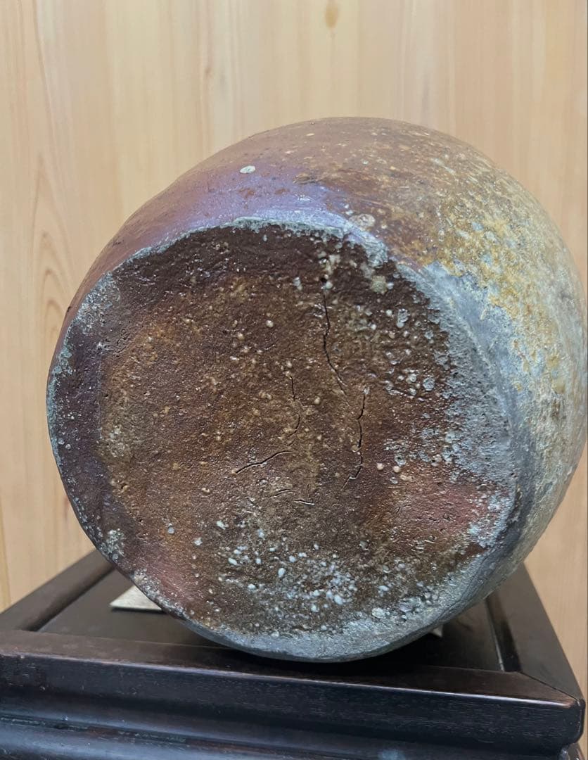 古常滑　古備前　古信楽　自然釉見事な古壺　灰被り垂れ名品　値下げ