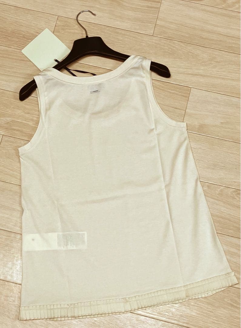 マックスマーラ コットン ジャージー トップ ベージュ