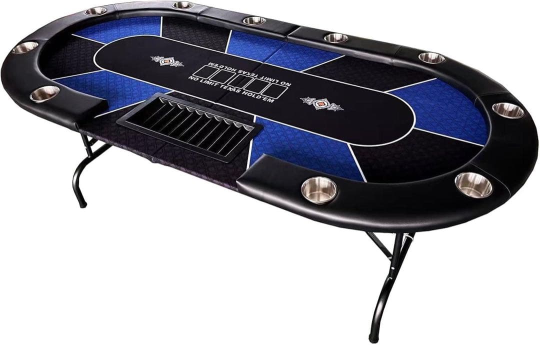 ポーカーテーブルセット　青